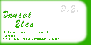 daniel eles business card